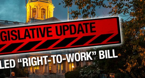 New Hampshire House Votes No for Right to Work Bill